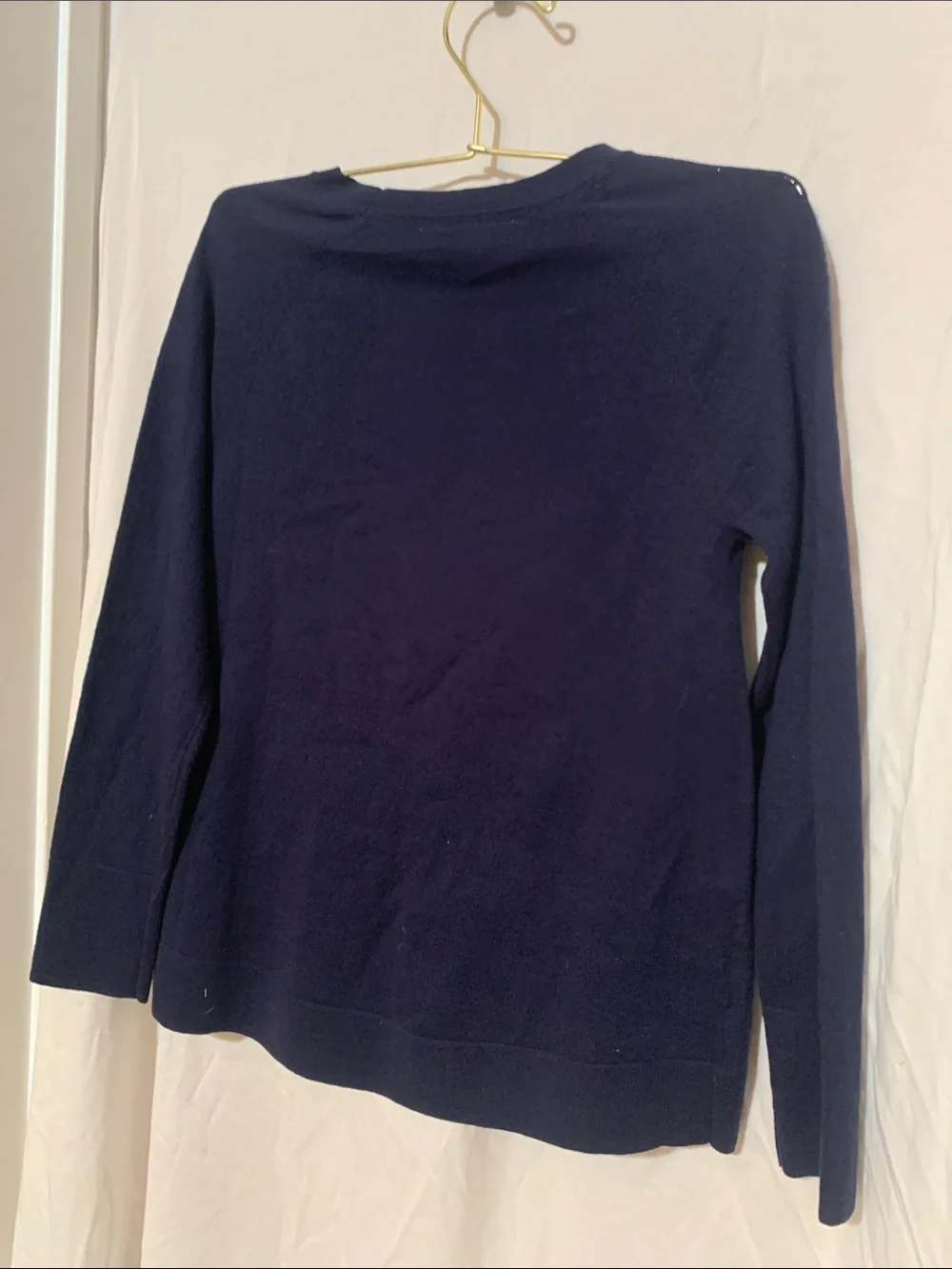 GAP Kids Navy Sweater with Red Sequin Heart and White Logo “I ♥️ GAP” EUC size M